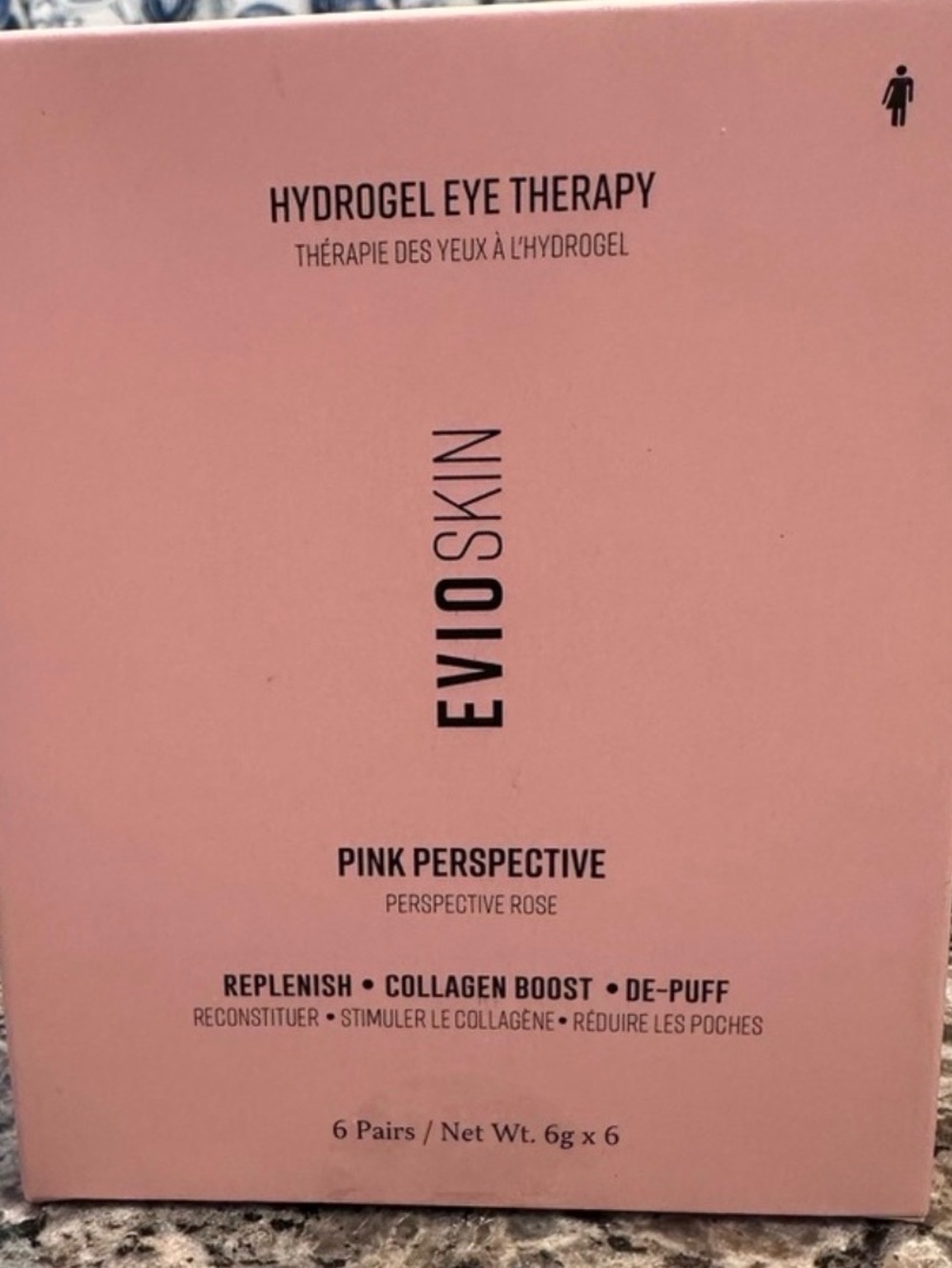 EvioSkin Hydrogel Eye Therapy - Pink Perspective 6 pairs NIB